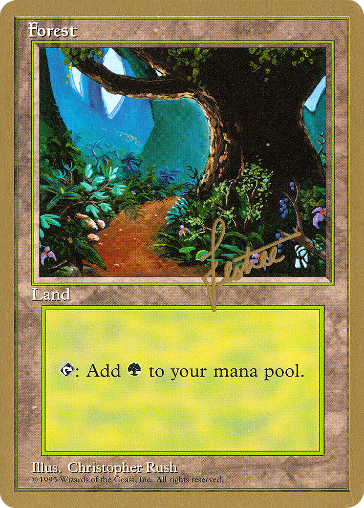 {B}[GB PTC BL378] Forest (bl378) (Bertrand Lestree) [Pro Tour Collector Set]