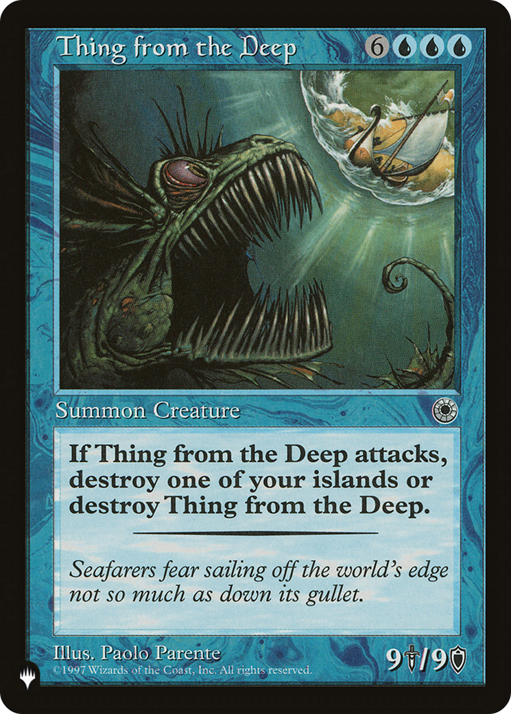 Thing from the Deep [LIST ]