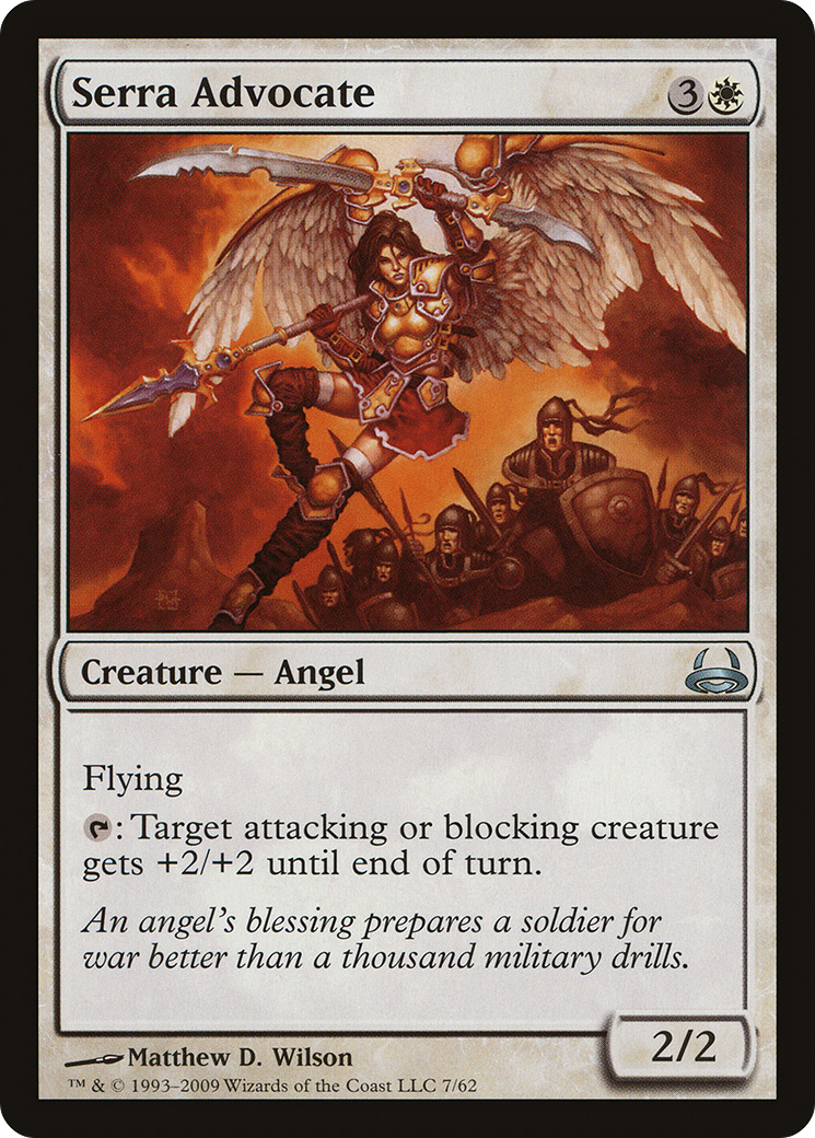{C} Serra Advocate [Duel Decks: Divine vs. Demonic][DDC 007]