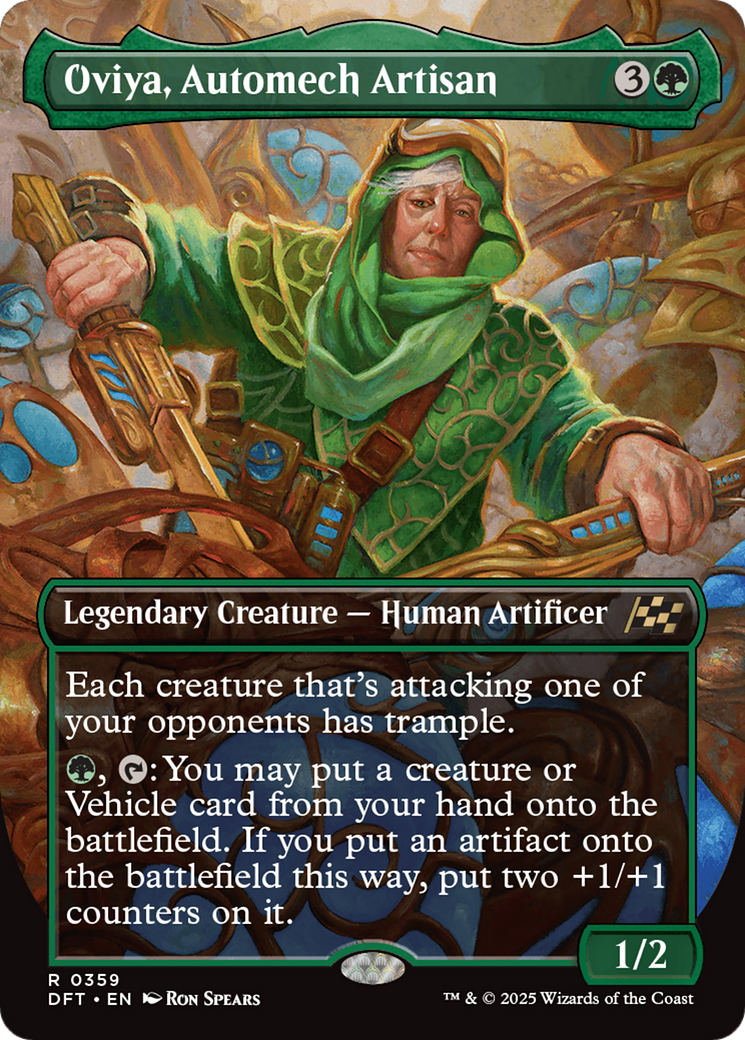 {@R} Oviya, Automech Artisan (Borderless) [Aetherdrift][DFT 359]