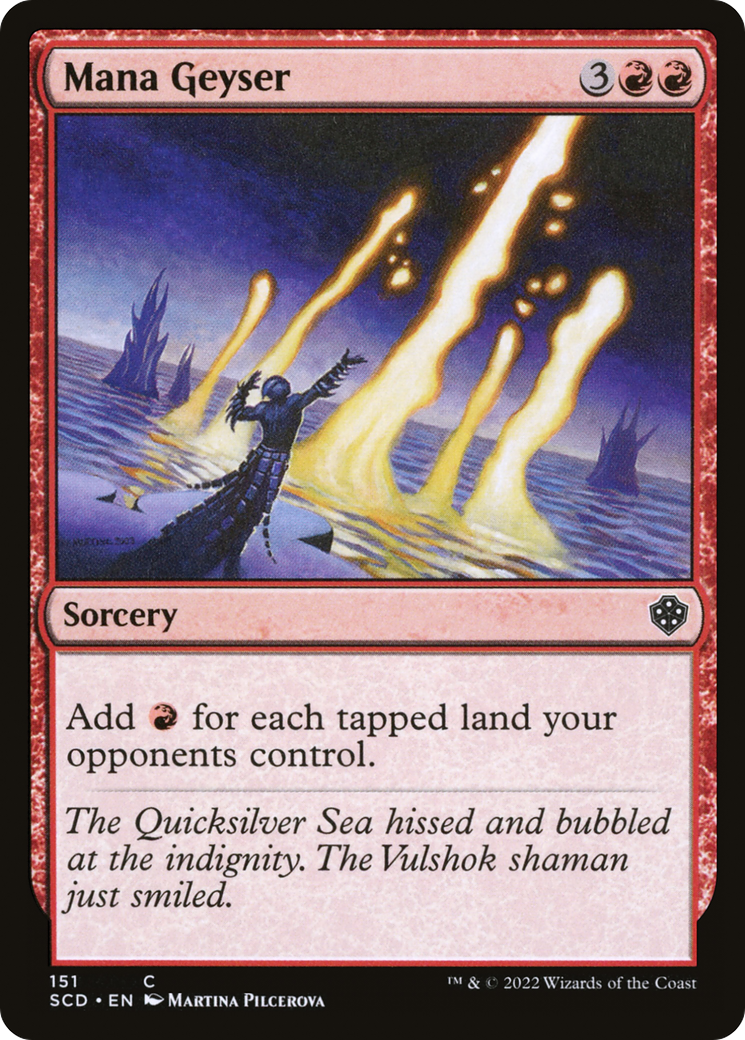 {C} Mana Geyser [Starter Commander Decks][SCD 151]