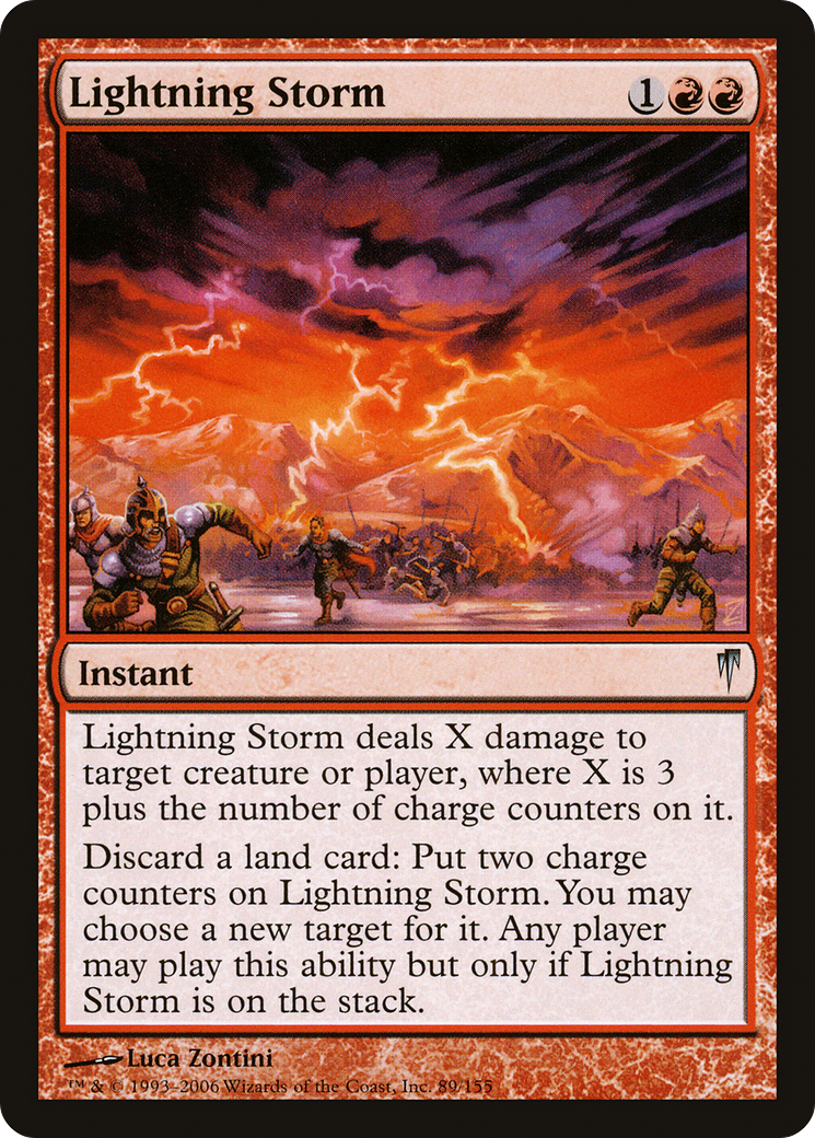 {C} Lightning Storm [Coldsnap][CSP 089]