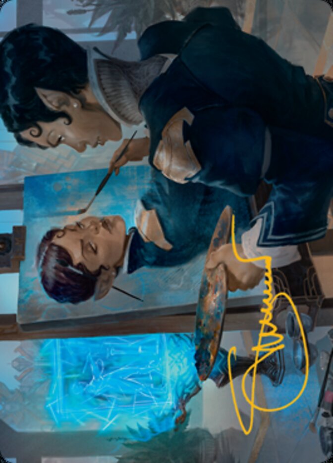 {A} Parnesse, the Subtle Brush Art Card (Gold-Stamped Signature) [Streets of New Capenna Art Series][GS ASNC 045]