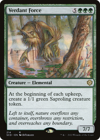 {R} Verdant Force [Starter Commander Decks][SCD 214]
