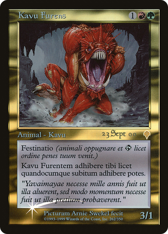 {R} Raging Kavu [Invasion Promos][PA INV 262]