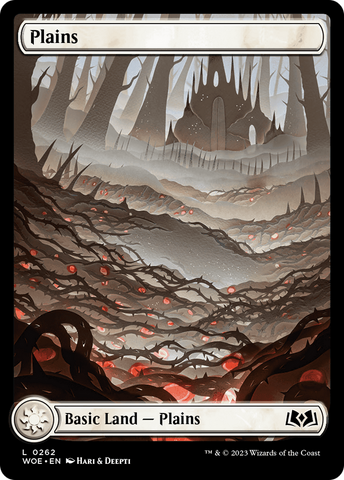 {B} Plains (262) (Full-Art) [Wilds of Eldraine][WOE 262]