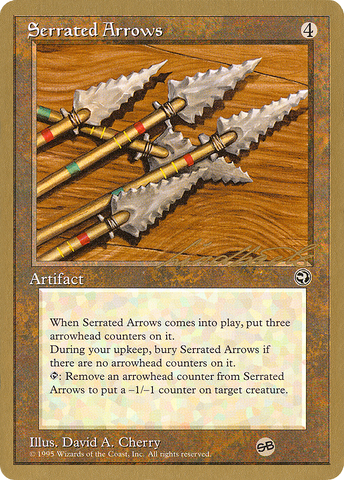 {C} Serrated Arrows (Leon Lindback) (SB) [Pro Tour Collector Set][GB PTC LL110SB]