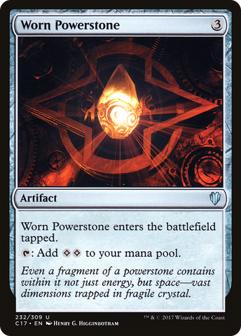 {C} Worn Powerstone [Commander 2017][C17 232]