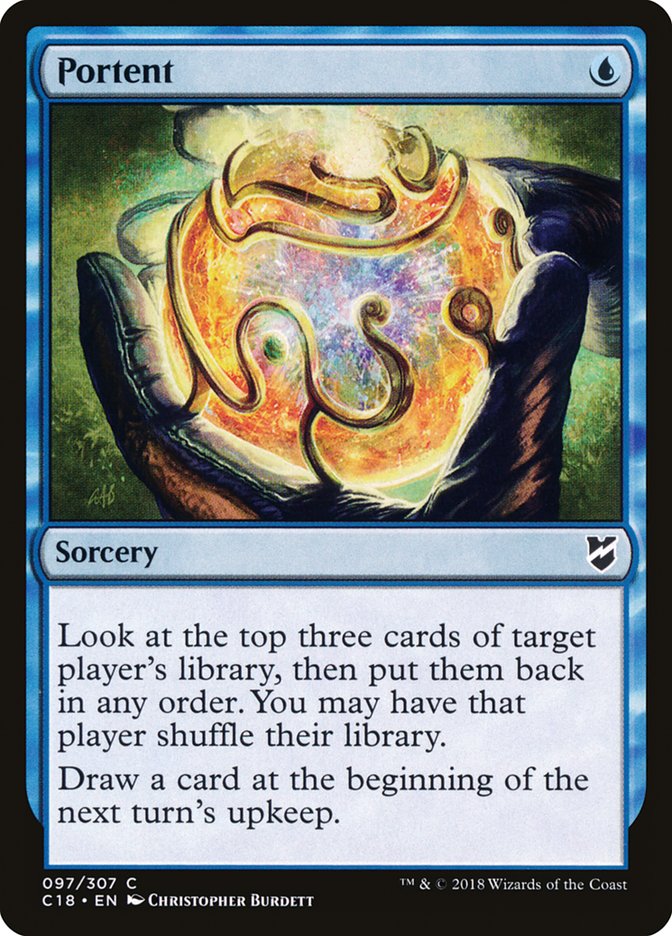 {C} Portent [Commander 2018][C18 097]