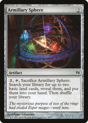 {C} Armillary Sphere [Duel Decks: Venser vs. Koth][DDI 064]