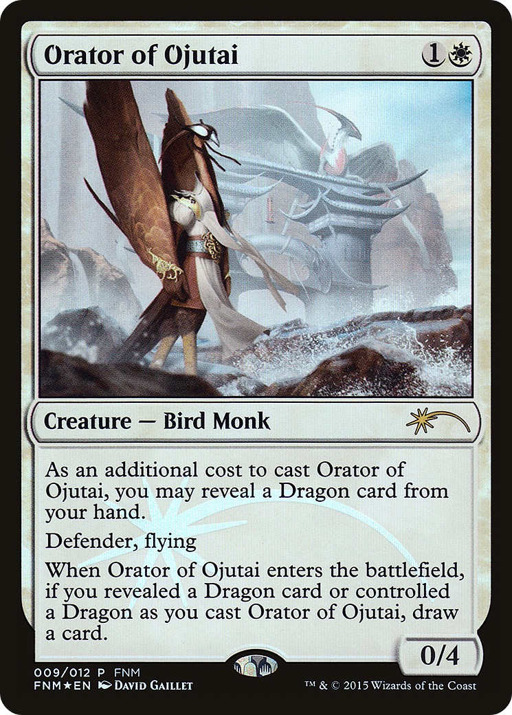 {R} Orator of Ojutai [Friday Night Magic 2015][PA F15 009]