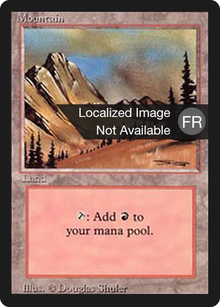 {B}[FBB 3ED 303] Mountain (C) [Foreign Black Border]