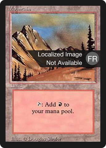 {B}[FBB 3ED 303] Mountain (C) [Foreign Black Border]