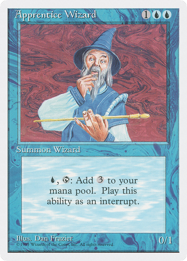 {C} Apprentice Wizard [Fourth Edition][4ED 061]