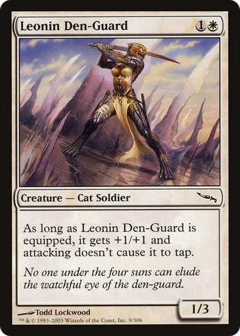 {C} Leonin Den-Guard [Mirrodin][MRD 009]
