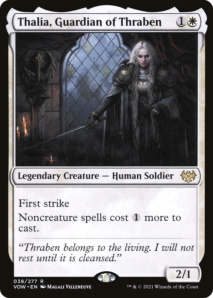{R} Thalia, Guardian of Thraben [Innistrad: Crimson Vow][VOW 038]