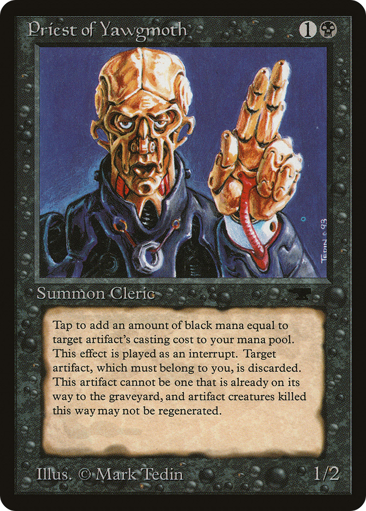 {C} Priest of Yawgmoth [Antiquities][ATQ 019] - Misty Mountain Games