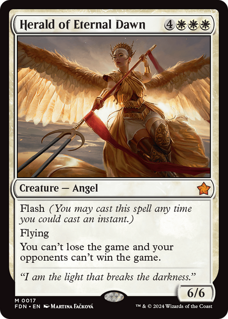 {@R} Herald of Eternal Dawn [Foundations][FDN 017]