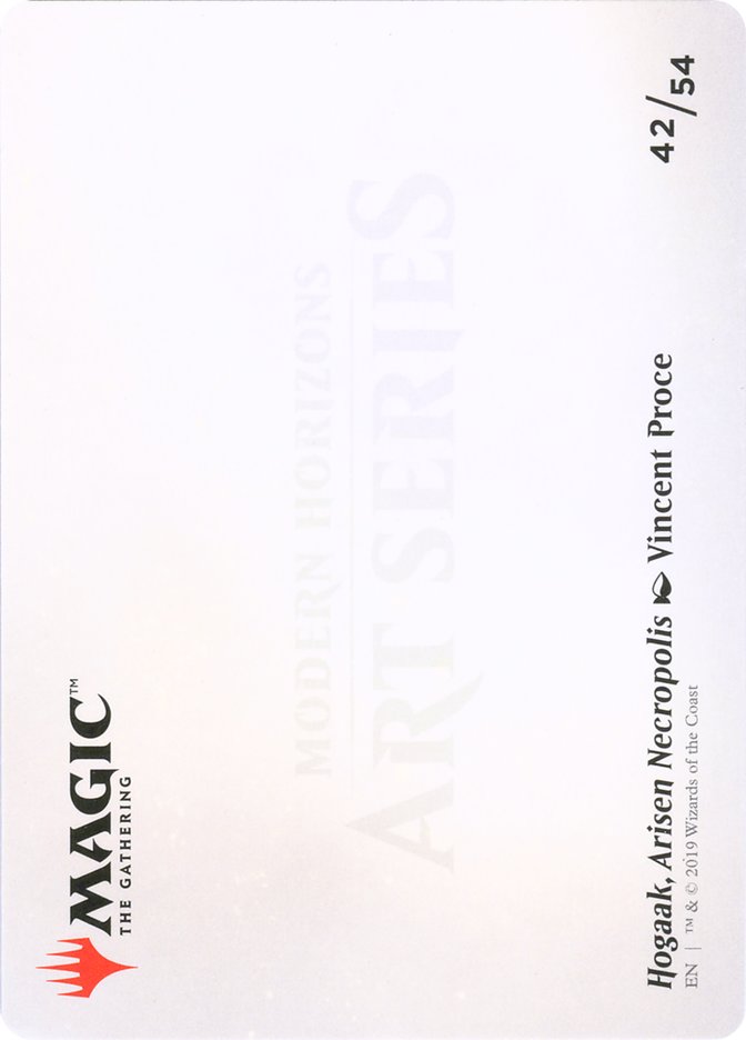 {A} Hogaak, Arisen Necropolis // Hogaak, Arisen Necropolis [Modern Horizons Art Series][AMH1 042]