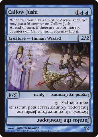 {C} Callow Jushi // Jaraku the Interloper [Betrayers of Kamigawa][BOK 031]