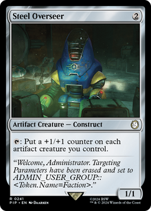 {R} Steel Overseer [Fallout][PIP 241]