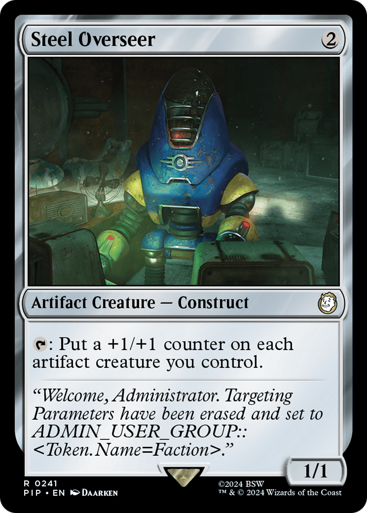 {R} Steel Overseer [Fallout][PIP 241]
