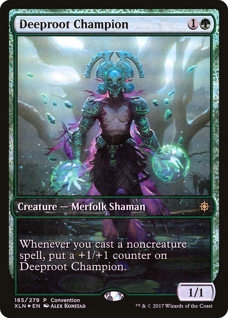 {R} Deeproot Champion (Convention) [Ixalan Promos][PA XLN 185]
