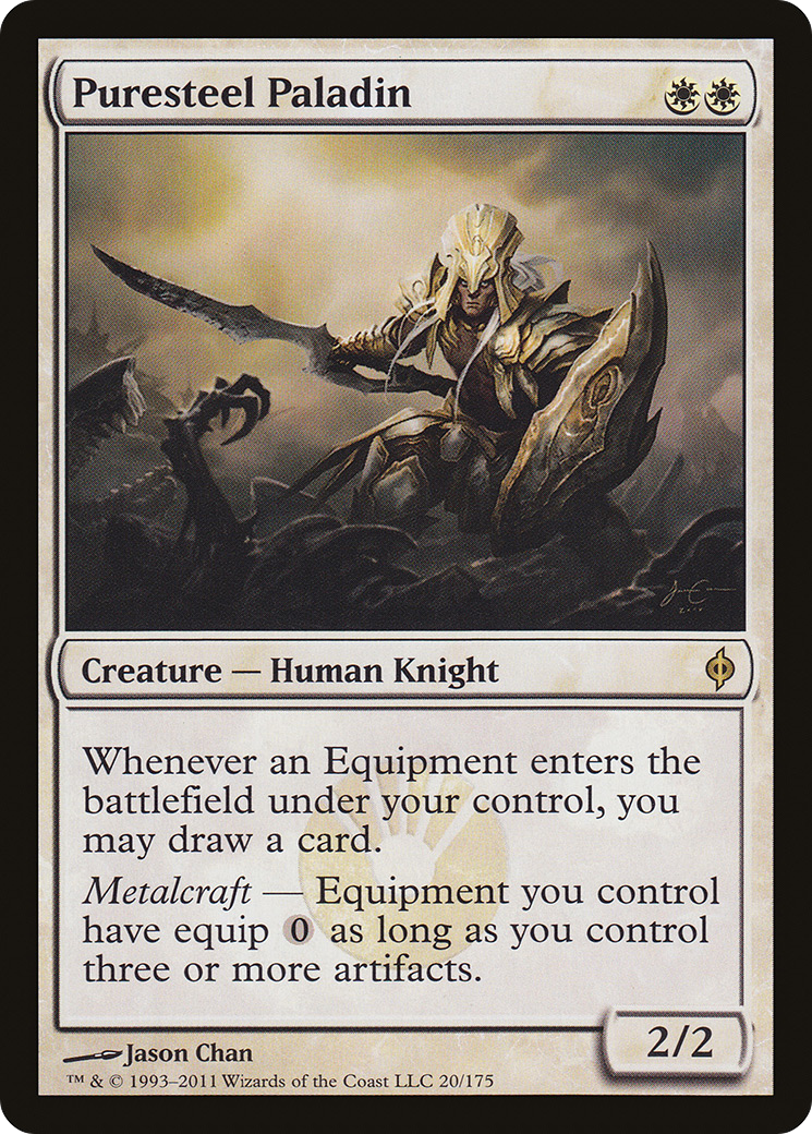 {R} Puresteel Paladin [New Phyrexia][NPH 020] - Misty Mountain Games