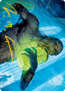 {A} Larder Zombie Art Card (Gold-Stamped Signature) [Innistrad: Midnight Hunt Art Series][GS AMID 024]