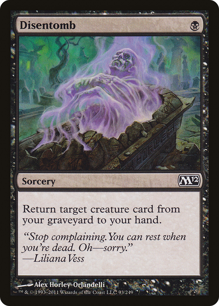 {C} Disentomb [Magic 2012][M12 093]