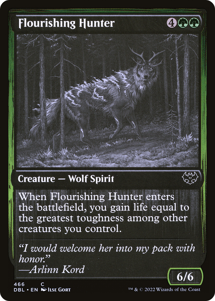 {C} Flourishing Hunter [Innistrad: Double Feature][DBL 466]