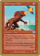 {C} Flametongue Kavu (Tom van de Logt) (SB) [World Championship Decks 2001][GB WC01 TVDL60SB]