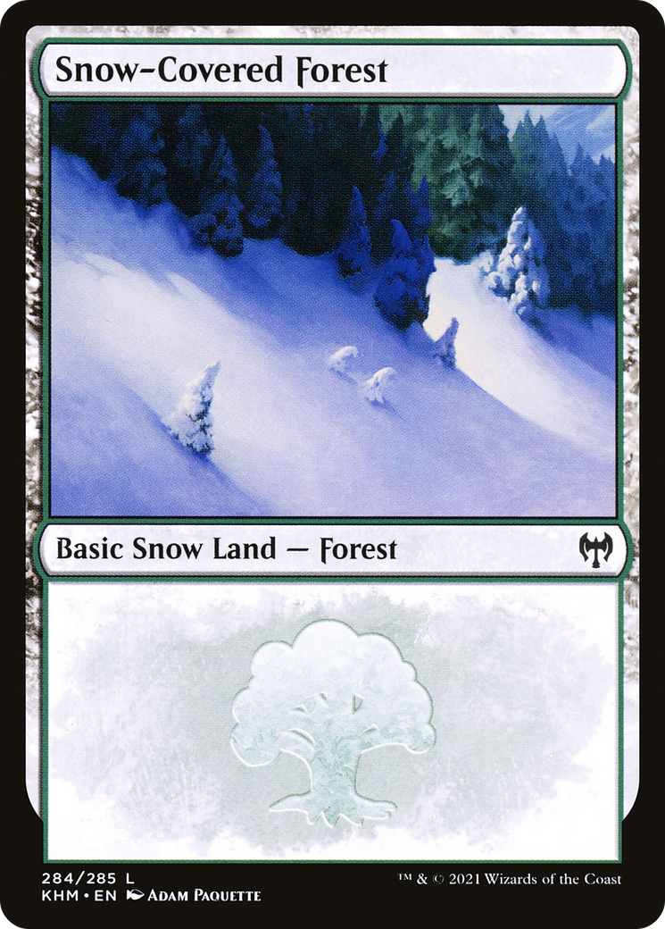 {B}[KHM 284] Snow-Covered Forest (284) [Kaldheim]