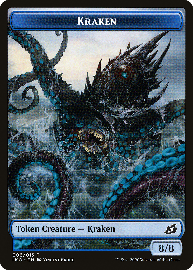 {T} Kraken Token [Ikoria: Lair of Behemoths Tokens][TIKO 006]