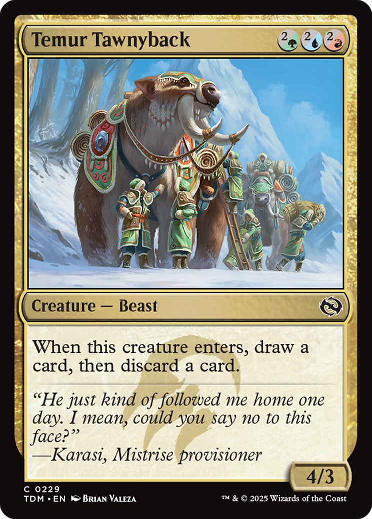 {@C} Temur Tawnyback [Tarkir: Dragonstorm][TDM 229]