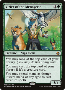 {R} Vizier of the Menagerie [Amonkhet][AKH 192] - Misty Mountain Games