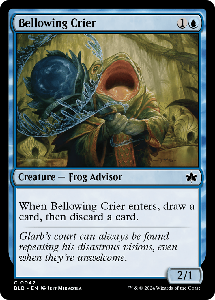 {@C} Bellowing Crier [Bloomburrow][BLB 042]