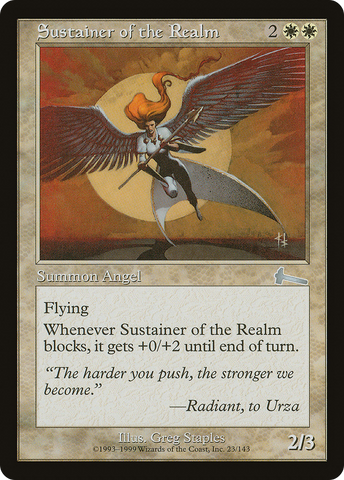 {C} Sustainer of the Realm [Urza's Legacy][ULG 023]