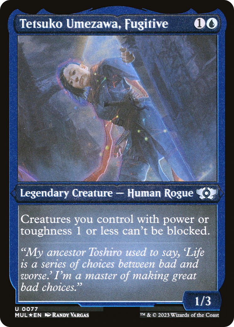 {C} Tetsuko Umezawa, Fugitive (Foil Etched) [Multiverse Legends][MUL 077]