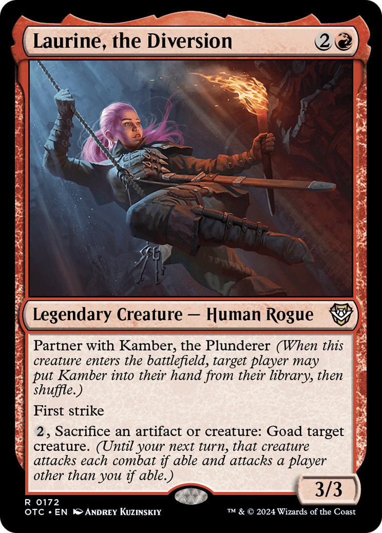 {R} Laurine, the Diversion [Outlaws of Thunder Junction Commander][OTC 172]