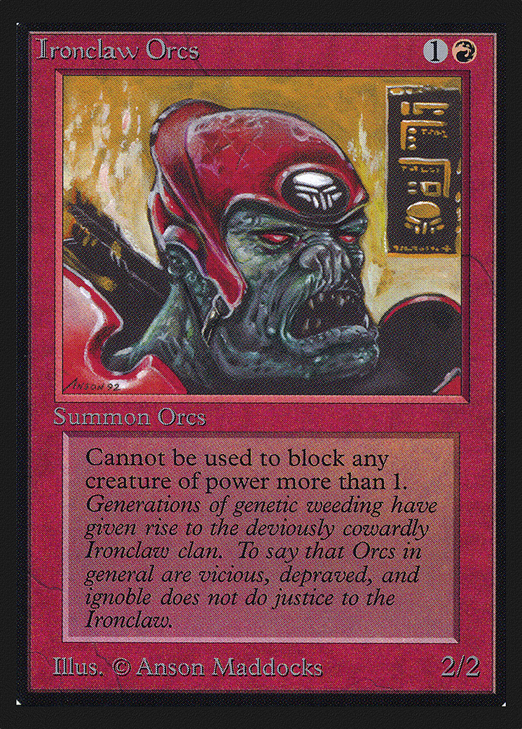 {C} Ironclaw Orcs [International CollectorsÃ¢Â€Â™ Edition][GB CEI 160]