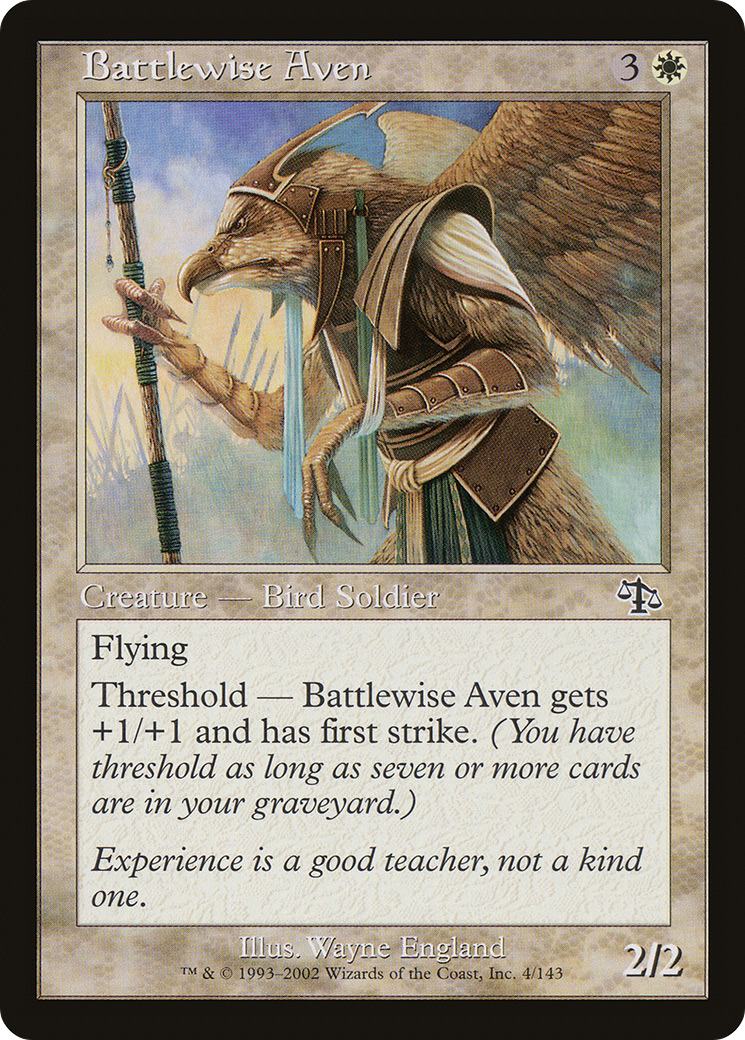 {C} Battlewise Aven [Judgment][JUD 004]