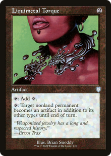 {C} Liquimetal Torque (Retro) [The Brothers' War Commander][BRC 145]
