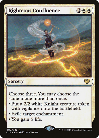 {R} Righteous Confluence [Commander 2015][C15 007]