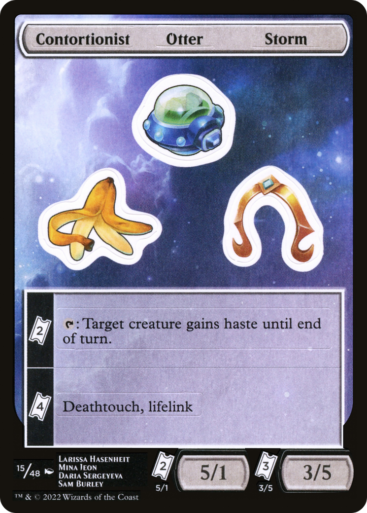 {C} Contortionist Otter Storm [Unfinity Stickers][SUNF 015]