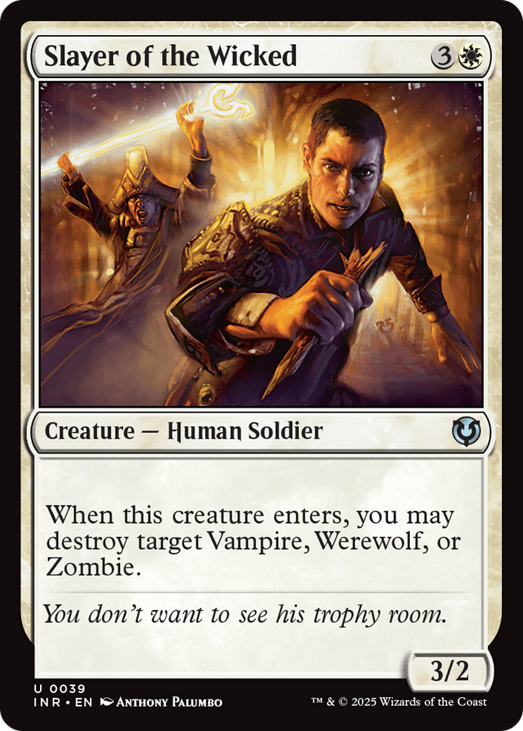 {C} Slayer of the Wicked [Innistrad Remastered][INR 039]