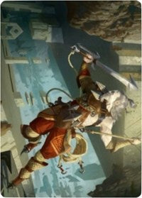 {A} Cliffhaven Sell-Sword Art Card [Zendikar Rising Art Series][AZNR 038]