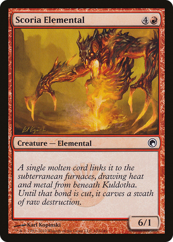 {C} Scoria Elemental [Scars of Mirrodin][SOM 102]
