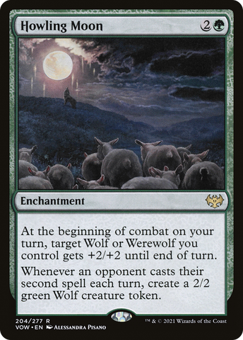 {R} Howling Moon [Innistrad: Crimson Vow][VOW 204]