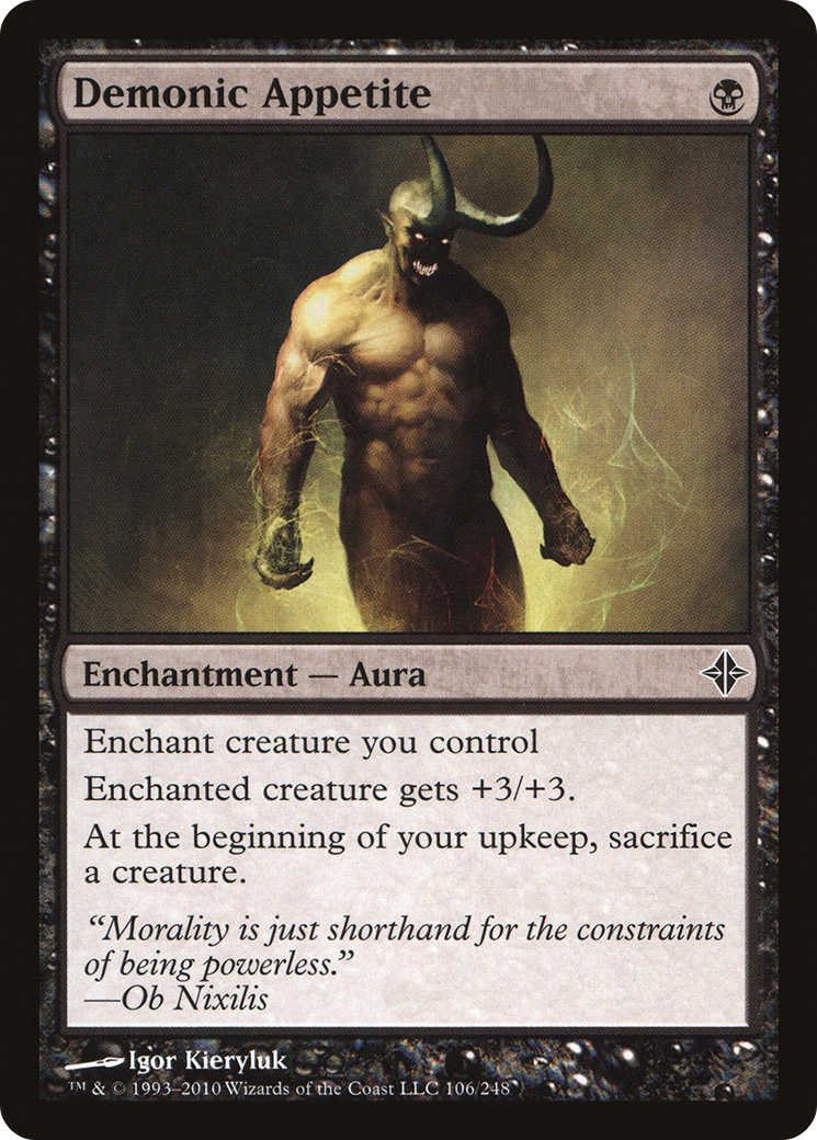 {C} Demonic Appetite [Rise of the Eldrazi][ROE 106]